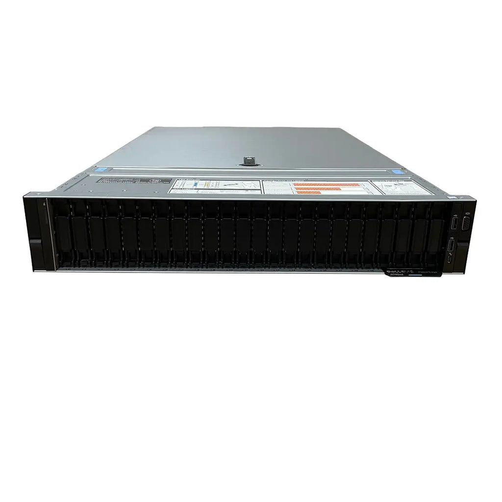 Dell PowerEdge R740XD 24SFF front view, 24 bays for 2.5in drives